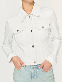 Vika Jacket Classic Denim - White