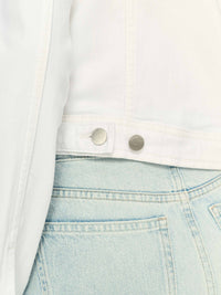 Vika Jacket Classic Denim - White