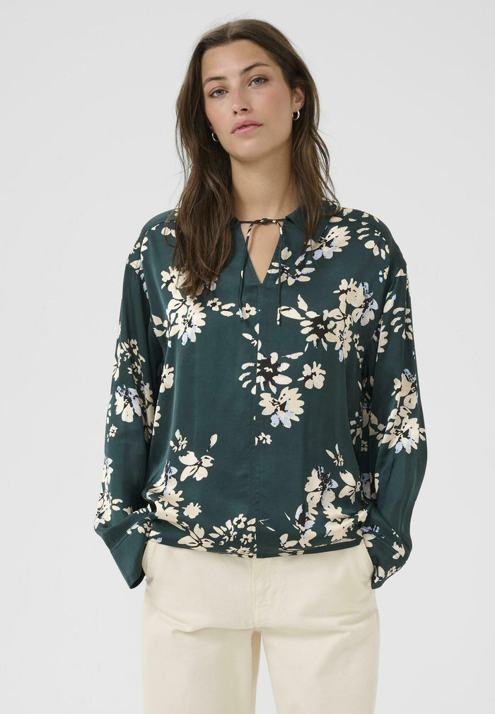Sheena Blouse - Sea Moss Faded