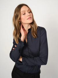 Mattie Flip Shirt - Night Blue