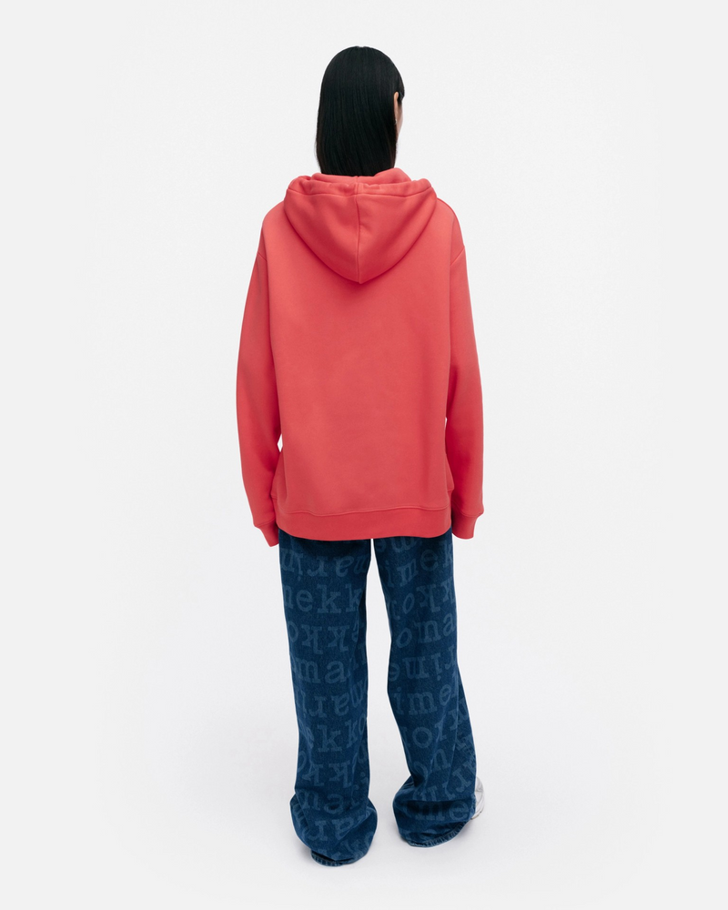 Runoja Unikko Placement Kioski Hoodie - Red