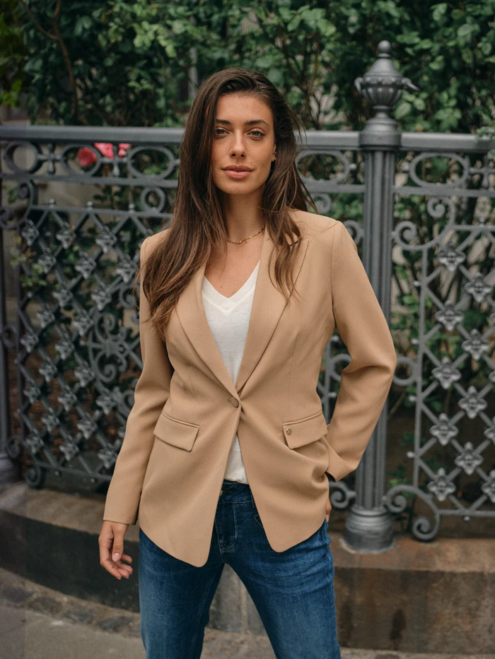Leonora Miley Blazer - Tannin