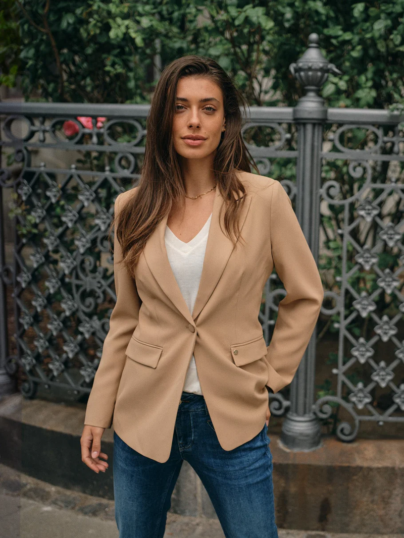 Leonora Miley Blazer - Tannin