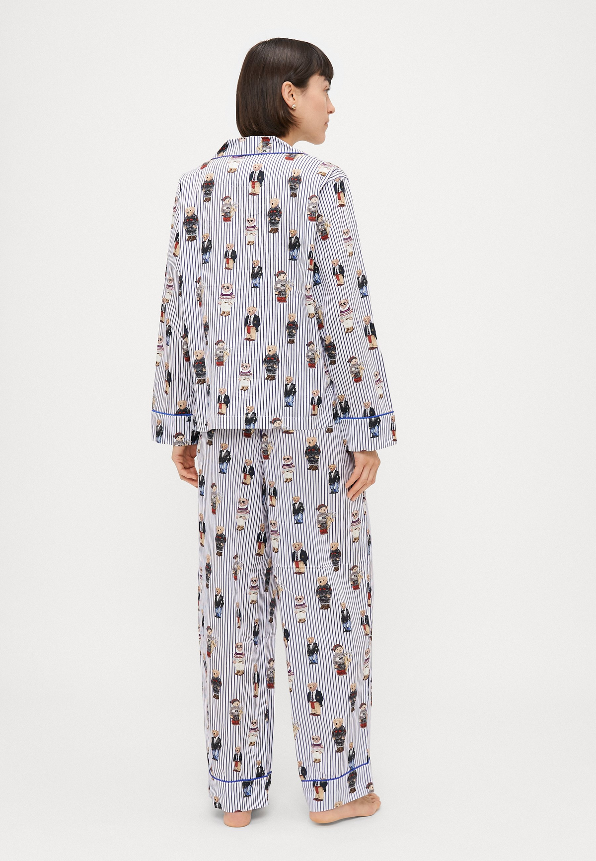 Madison PJ Set - Snowfall Blue