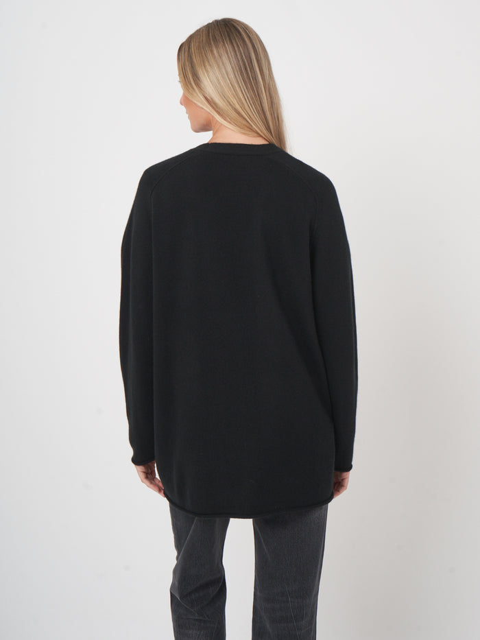 Knitted Cardigan - Black