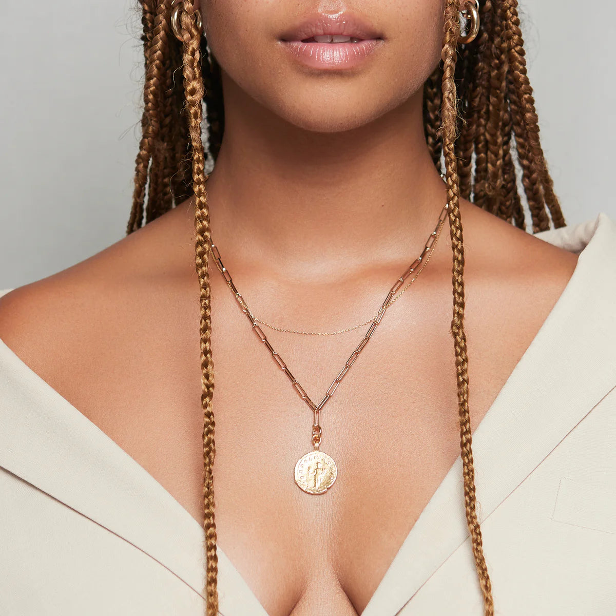 Freya Necklace Combo - Gold