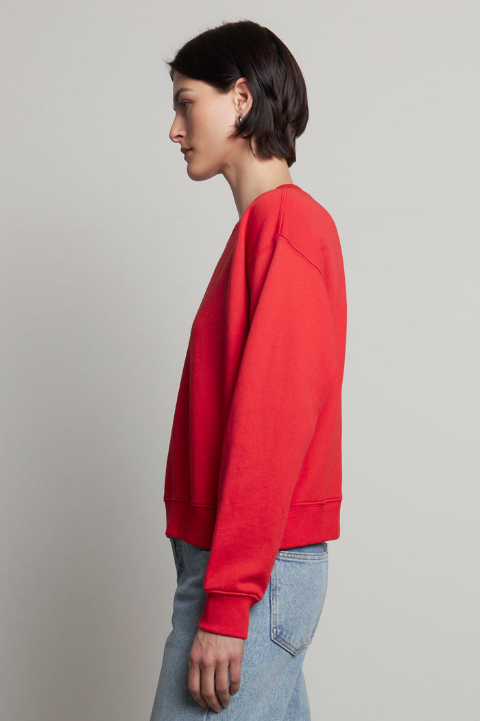 Ynez Sweatshirt - Ruby