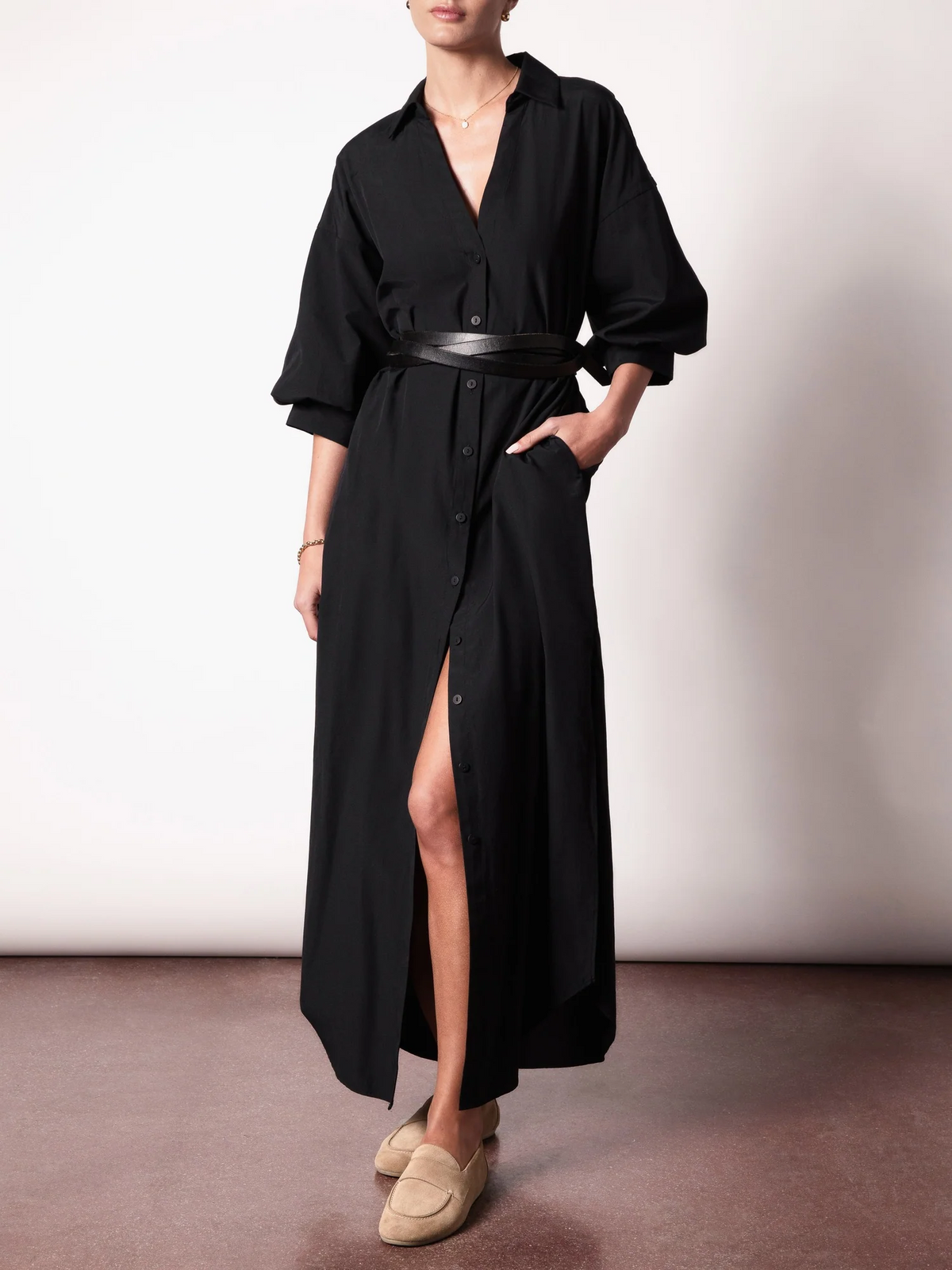 Kate Maxi Dress - Black Onyx