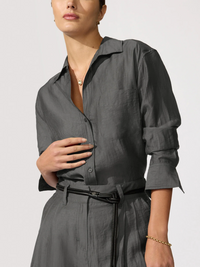 The Everyday Voile Shirt - Brownstone