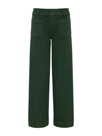 Chelsea Wide Leg - Washed Forest