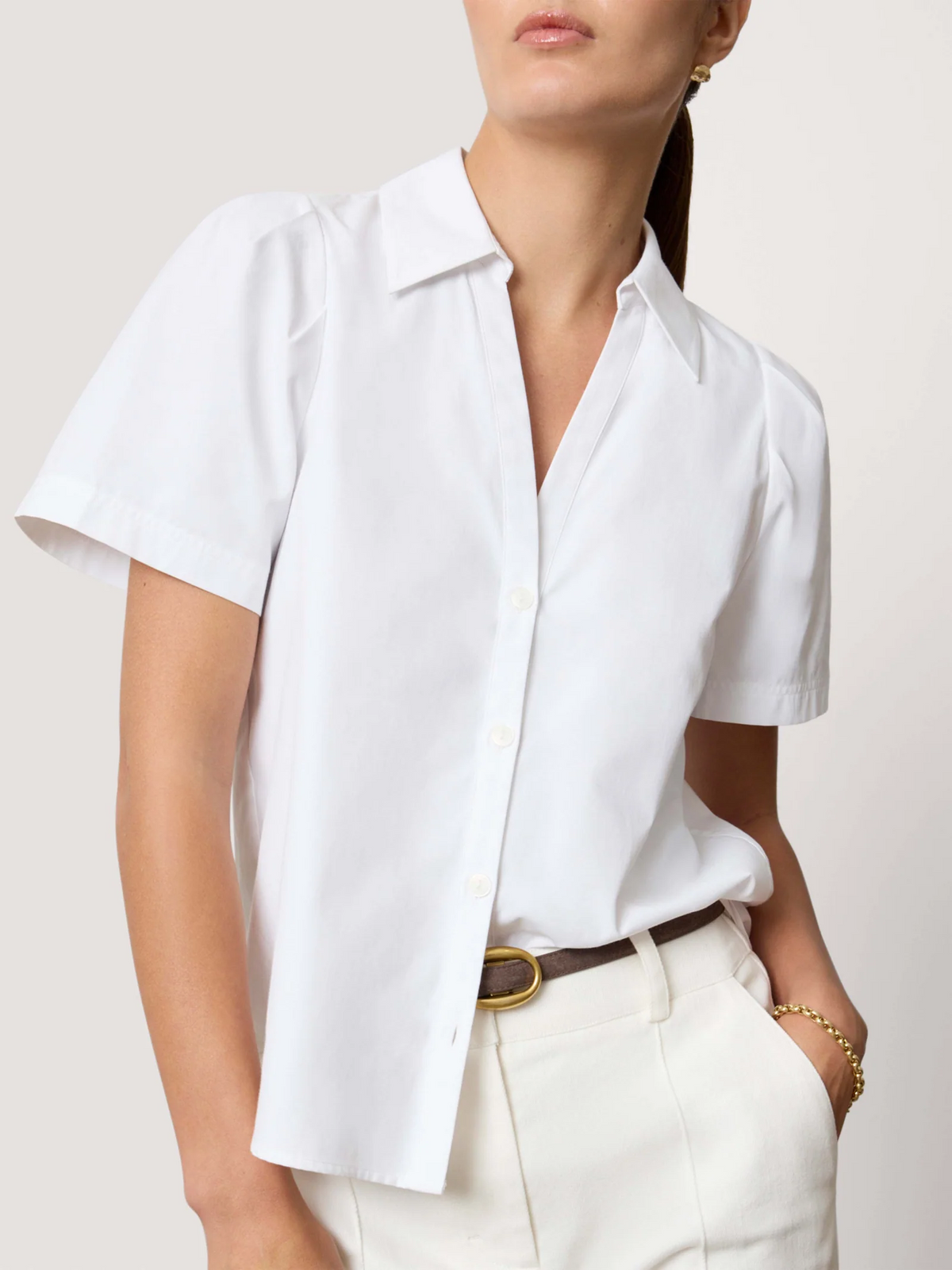 Alina Top - Salt White
