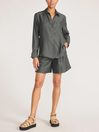 The Everyday Voile Shirt - Brownstone