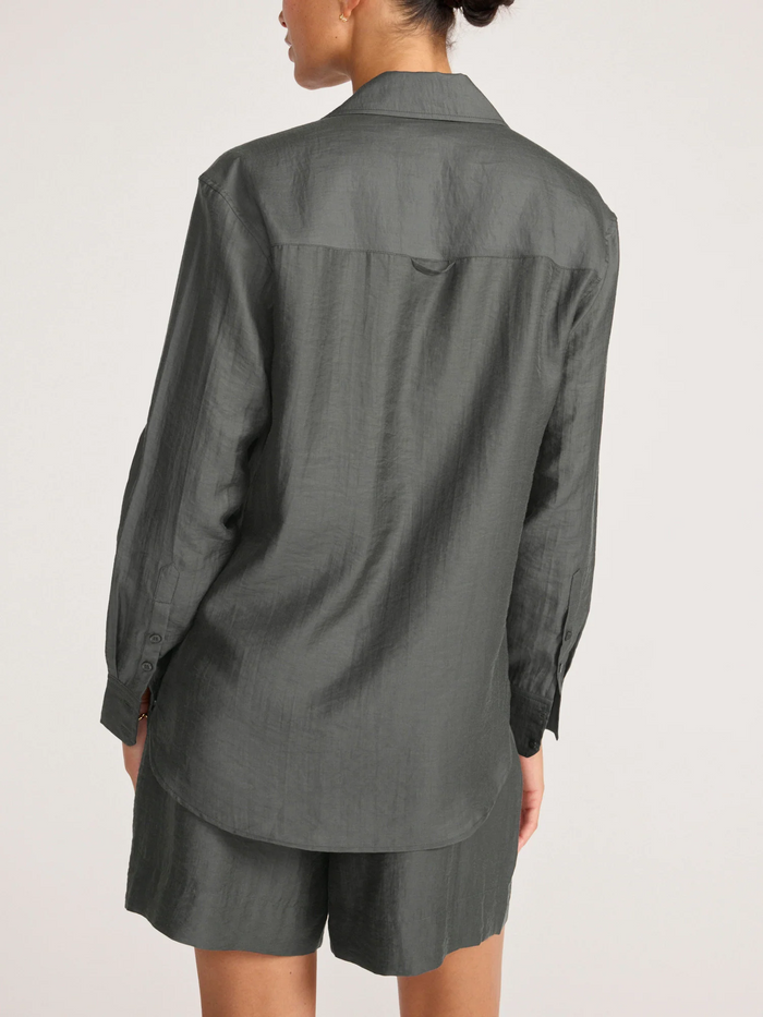 The Everyday Voile Shirt - Brownstone