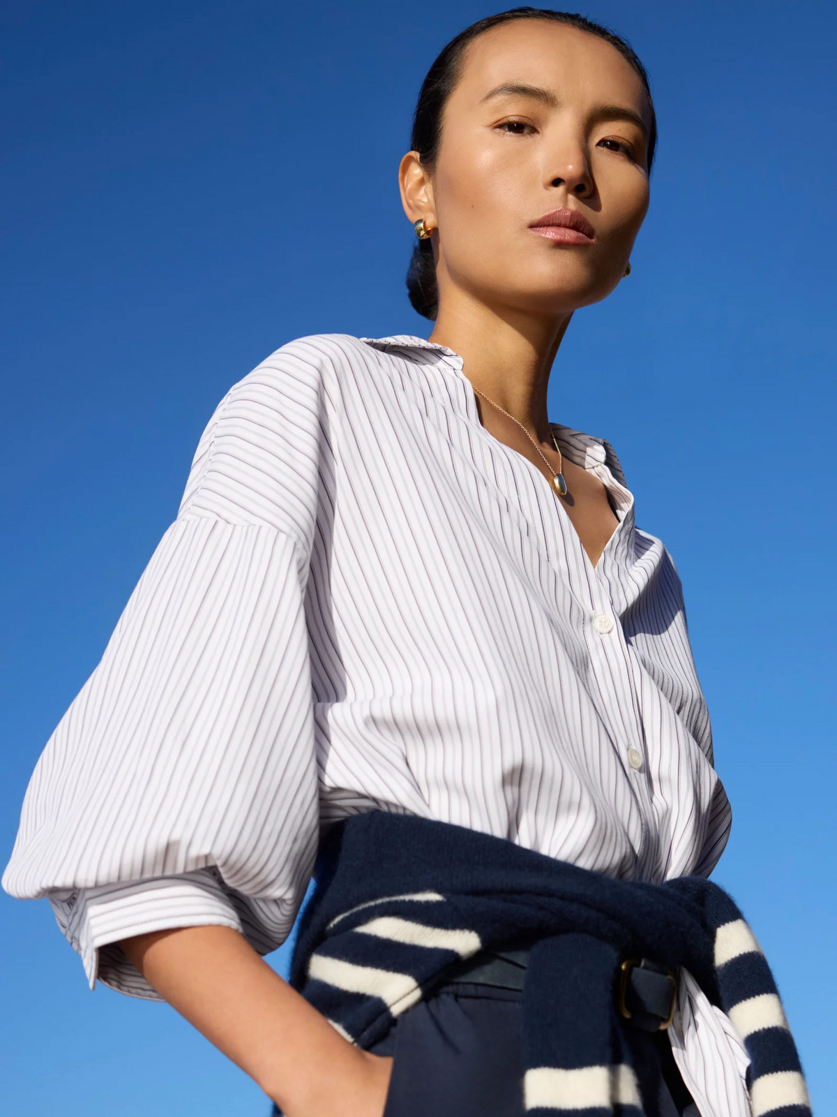 Kate Shirt - Riviera Stripe