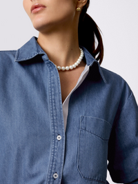 Pia Denim Shirt - Atlantic Wash