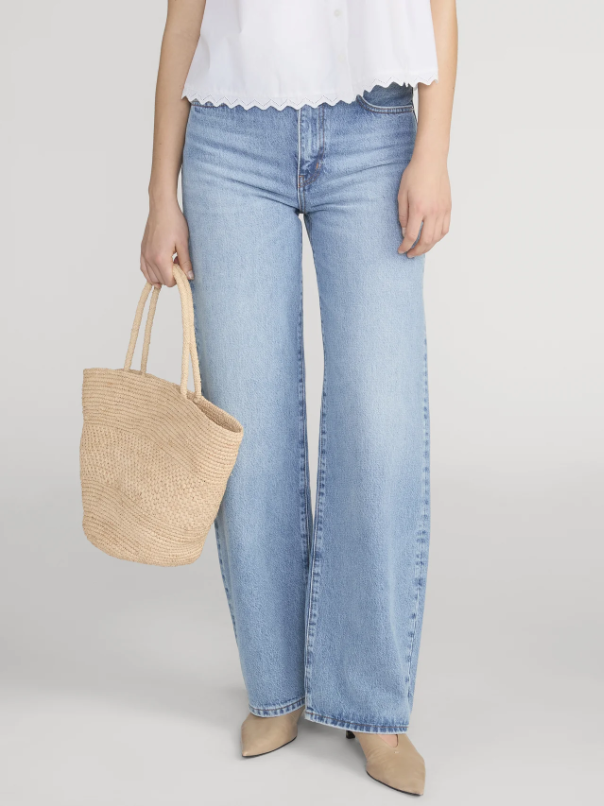 The Bow High Rise Barrel - Rapture - Frame Denim – Twist Fashions Inc.