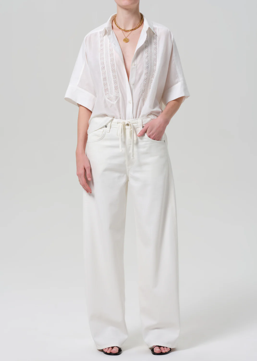 Brynn Drawstring Trouser - Pashmina