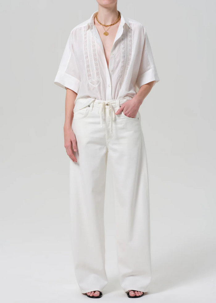 Brynn Drawstring Trouser - Pashmina