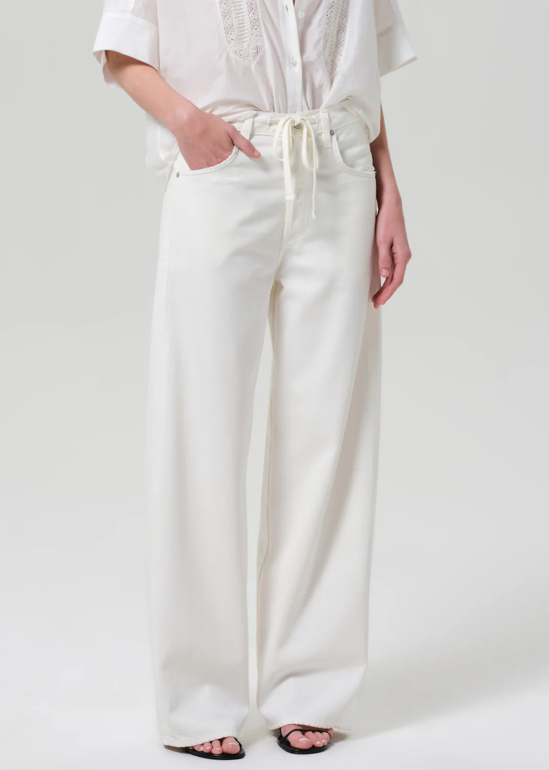 Brynn Drawstring Trouser - Pashmina