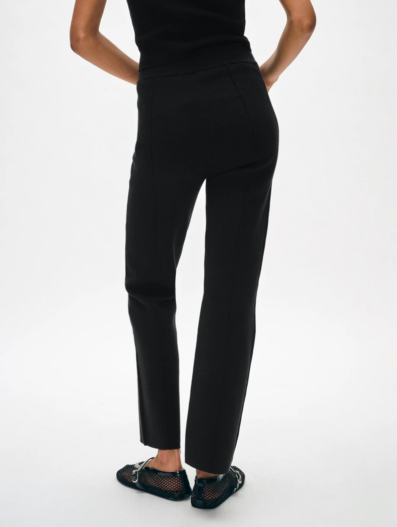 Superfine Organic Cotton Kick Flare Pant - Black