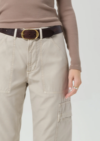 Marcelle Low Slung Cargo Sateen - Burnished Quartz