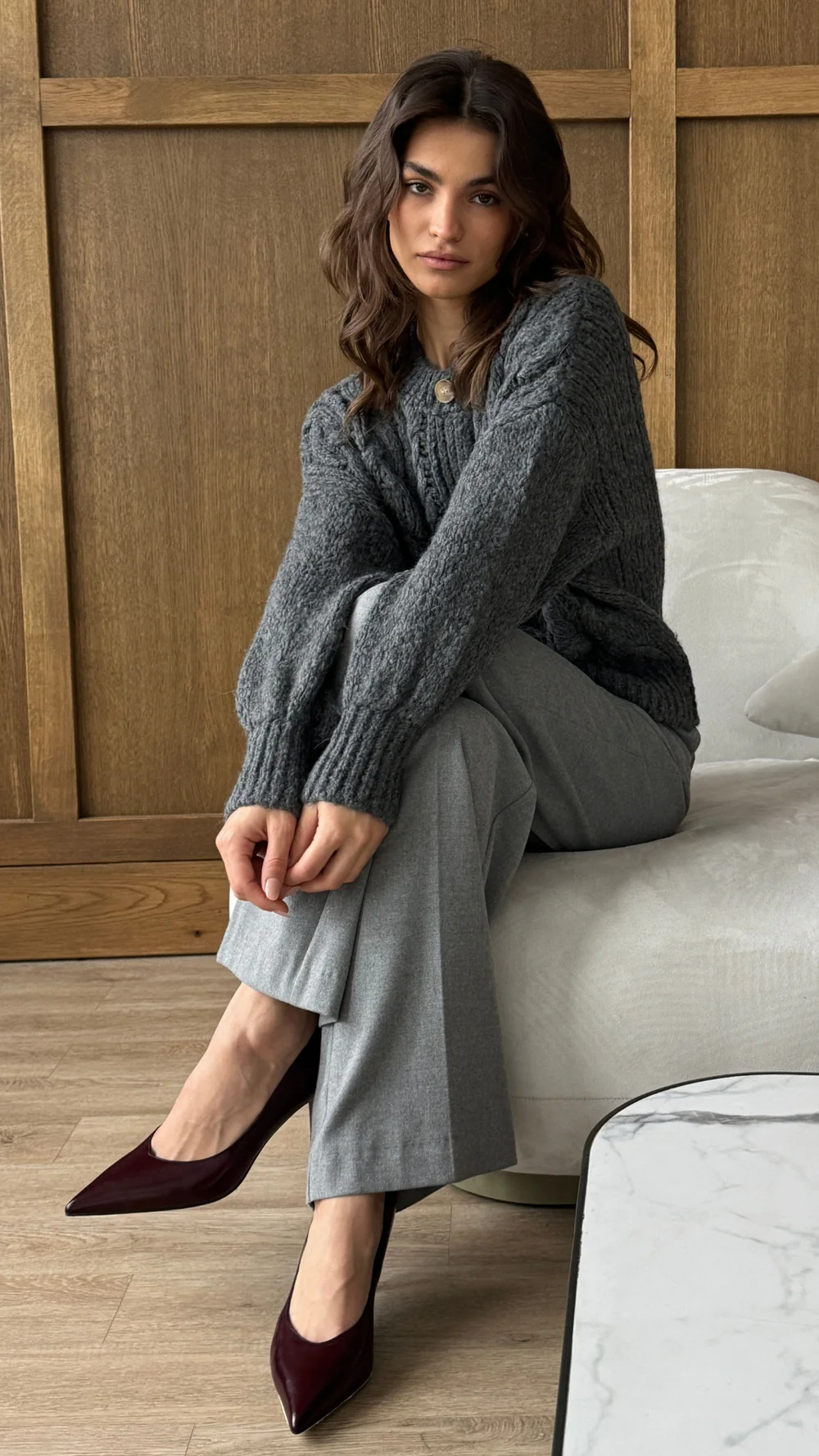 Evie Cardigan - Anthracite