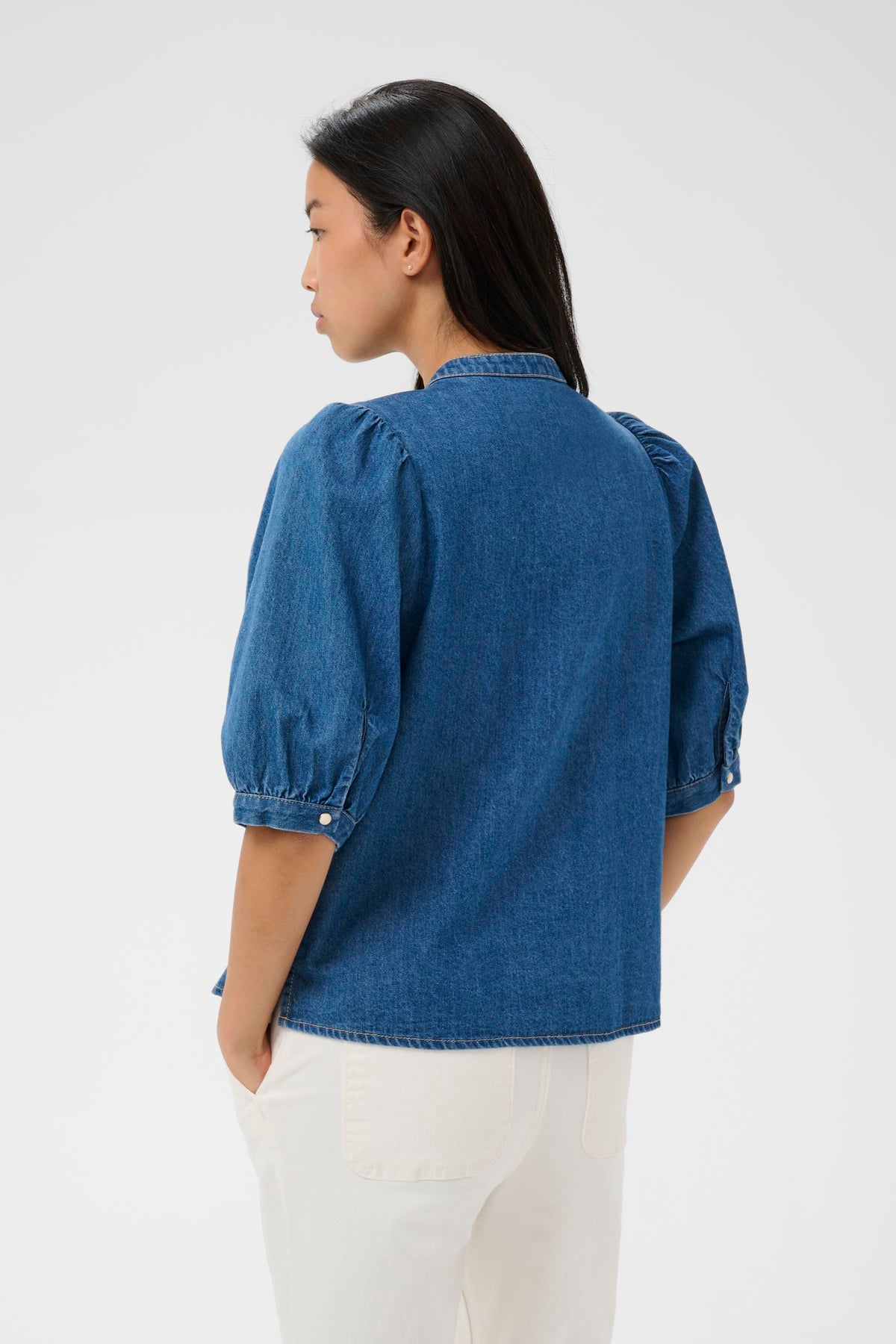 Alesia Shirt - Medium Blue Denim