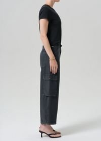 Thassos Twisted Seam Utility Pant - Washed Black