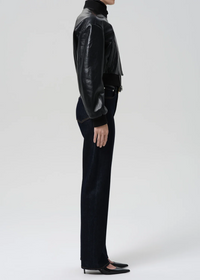 Palma Straight Long - Inky Rinse Clean Hem