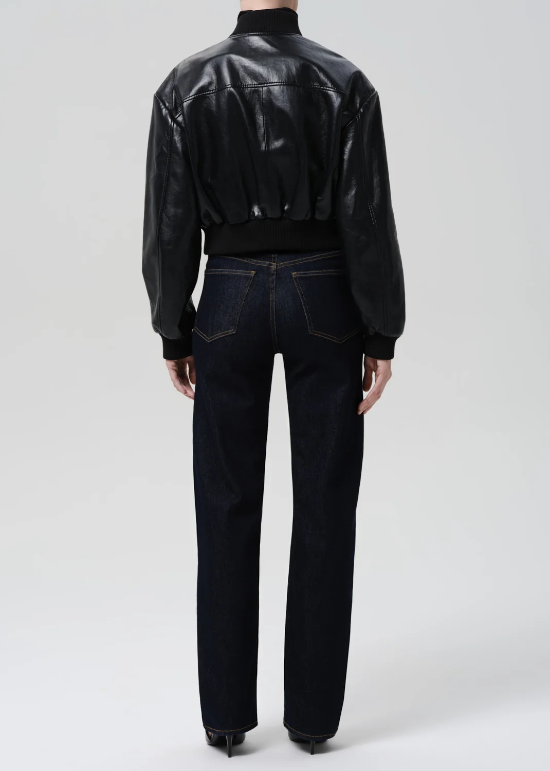 Palma Straight Long - Inky Rinse Clean Hem