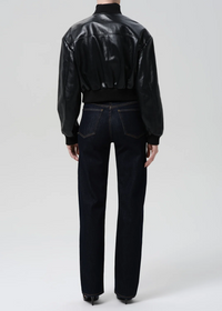 Palma Straight Long - Inky Rinse Clean Hem
