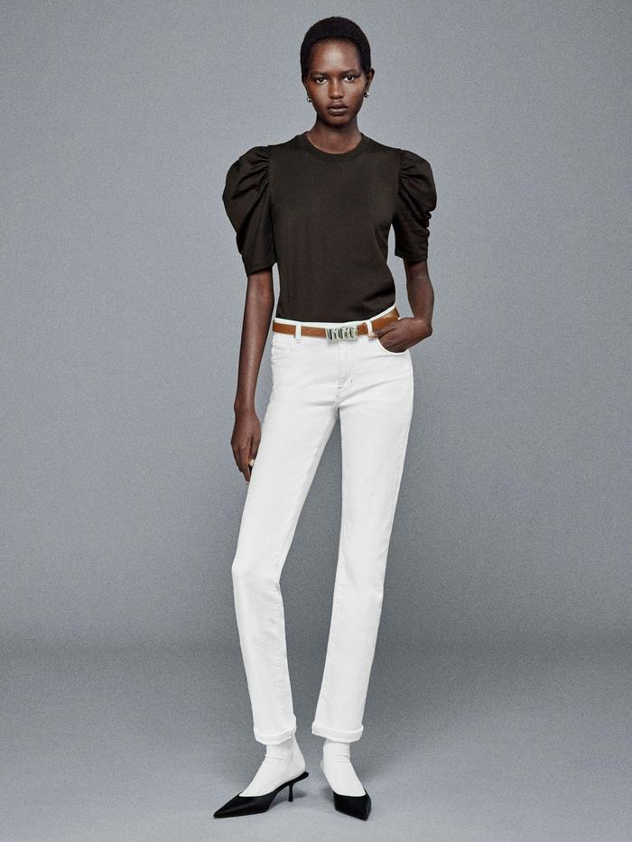 The Borrowed Mid Rise Straight - Au Natural Clean