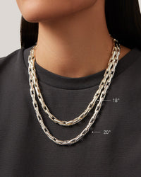 Alber Chain - 18" - Silver