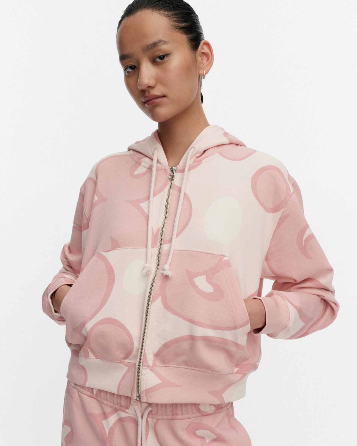 Joggi Keidas Kioski Hoodie - Light Pink/Off White