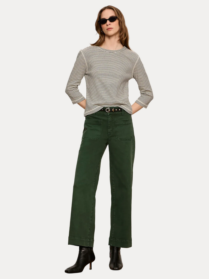 Chelsea Wide Leg - Washed Forest