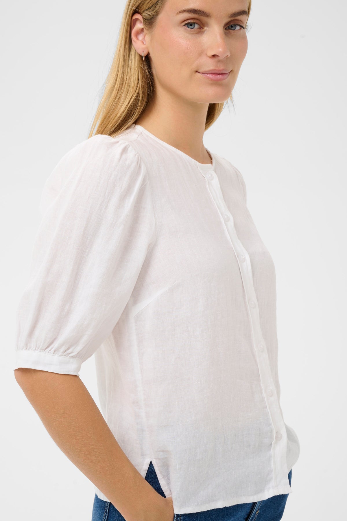 Azra Shirt - Bright White