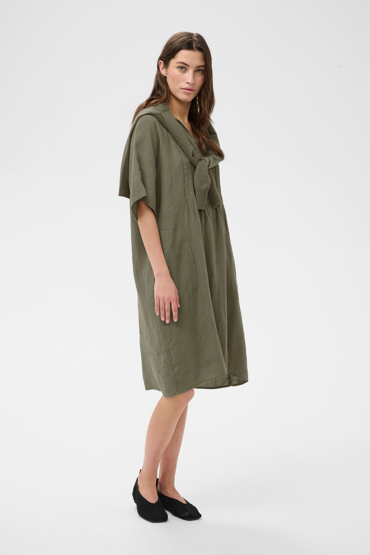 Ayla Dress - Smokey Olive