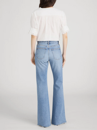 The Keepsake Popover Top - White