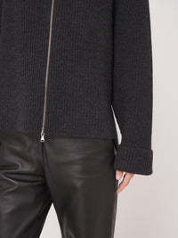 Knitted Cardigan - Dark Grey