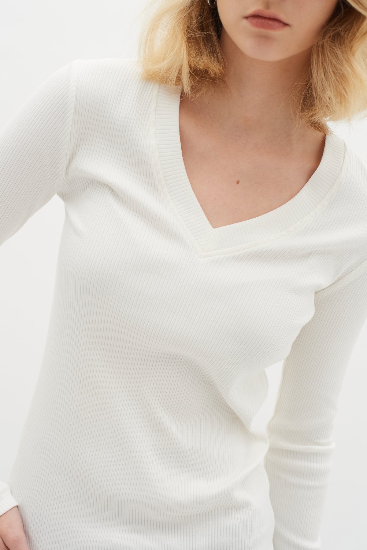 Dagna Long Sleeve - Whisper White