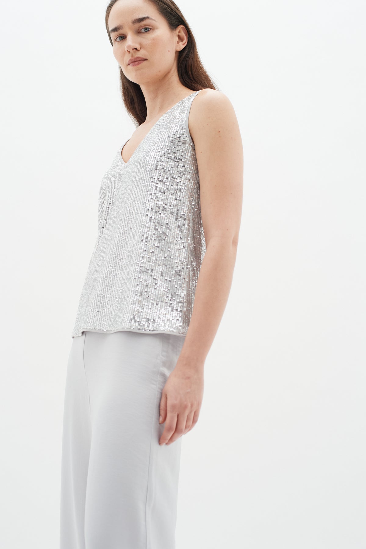 Barbara Top - Silver