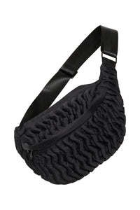 Rasidan Wavy Bumbag - Black
