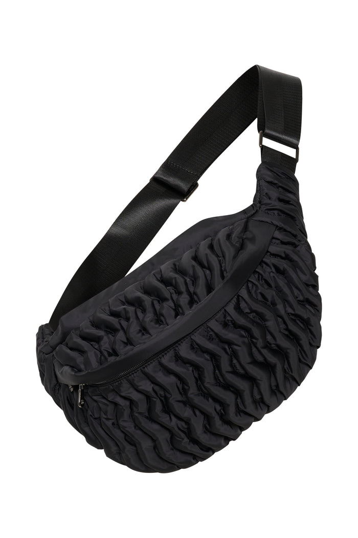 Rasidan Wavy Bumbag - Black