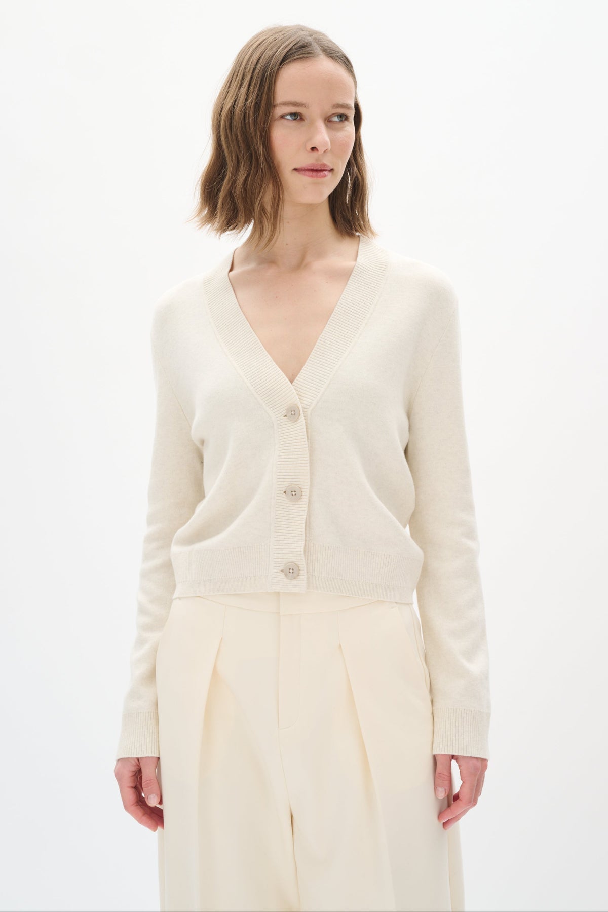 Wallis Cardigan - Whisper White