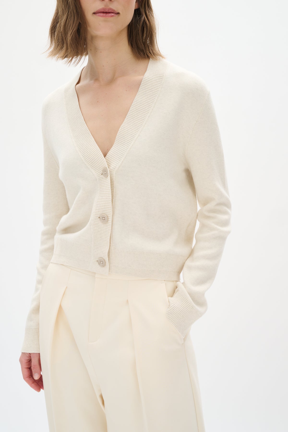 Wallis Cardigan - Whisper White