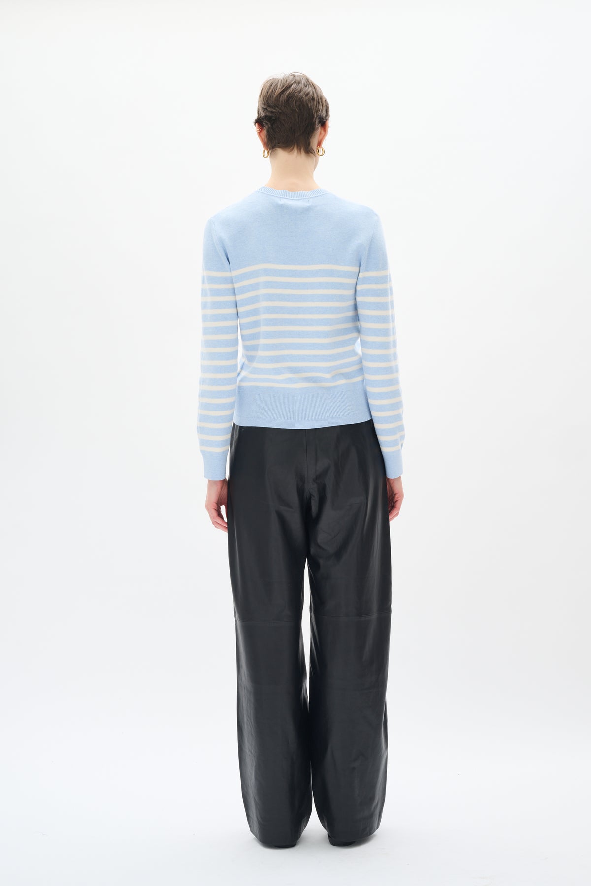 Wallis O-Neck Pullover - Windsurfer Stripes