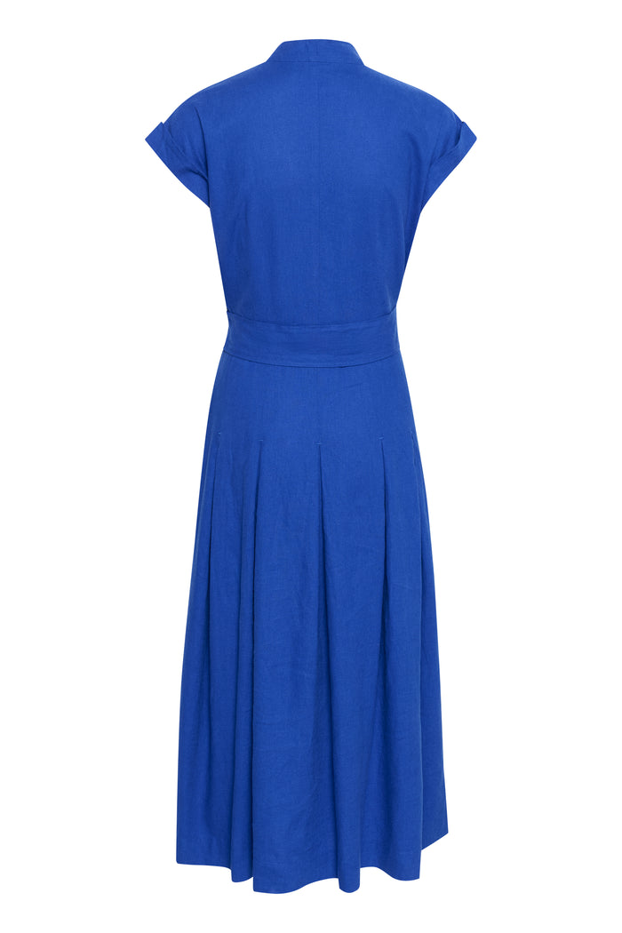 Rimone Dress - Greek Blue