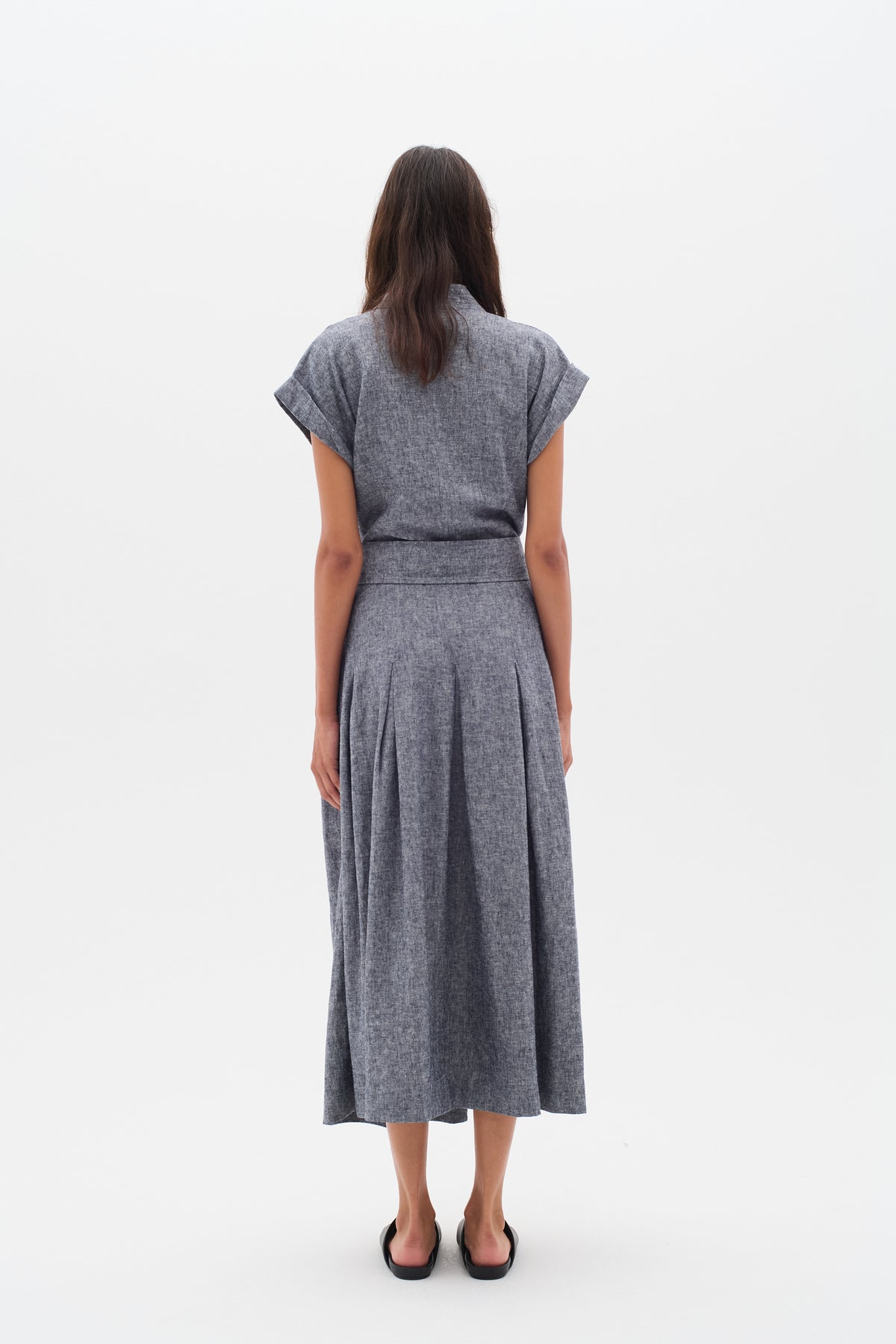 Rimone Dress - Marine Blue Melange