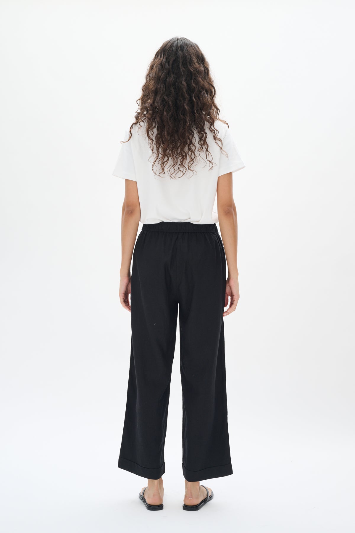 Rimone Driza Culotte Pants - Black
