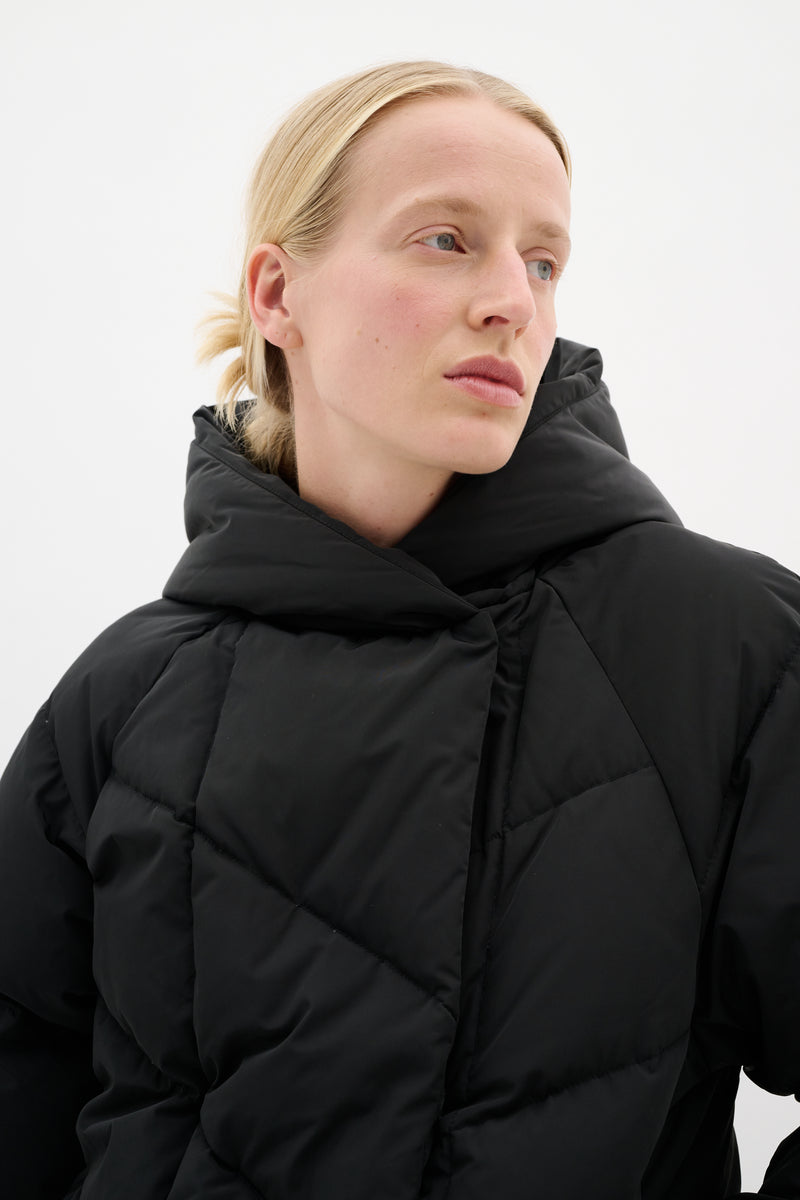 Yaz Short Coat - Black